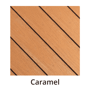 Image of TruNorth Composite Decking in a Caramel Solid Colour