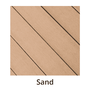 Image of Trunorth Composite Decking in a Sand Solid Colour