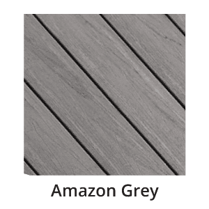 Image of TruNorth Composite Decking in an Amazon Grey Variegated Colour