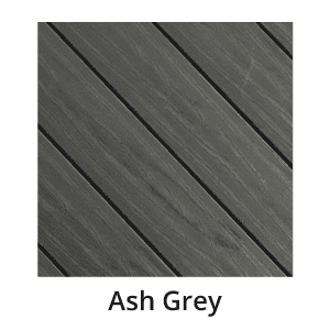Image of TruNorth Composite Decking in an Ash Grey Solid Colour