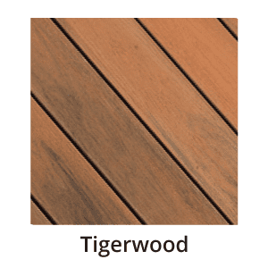 Image of TruNorth Composite Decking in a Tigerwood Variegated Colour